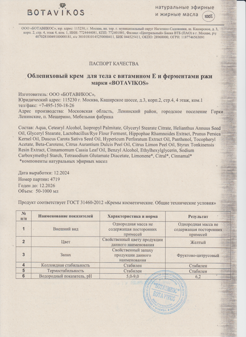 Паспорт №122024